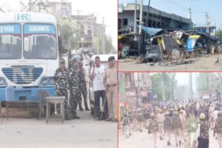 HARYANA NUH VIOLENCE KNOW ALL UPDATES UP RAJASTHAN AND DELHI ON ALERT