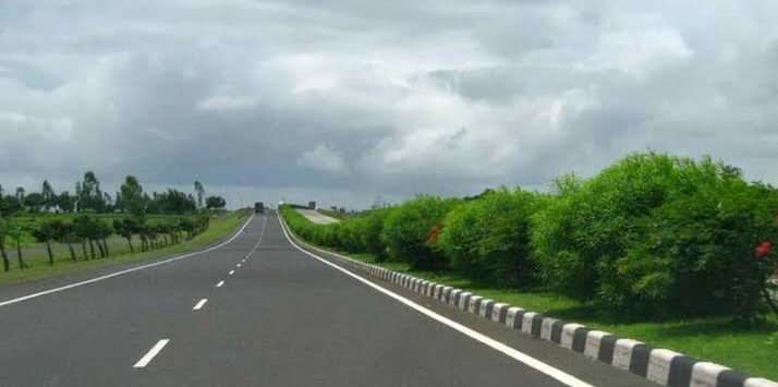 Road construction in Assam