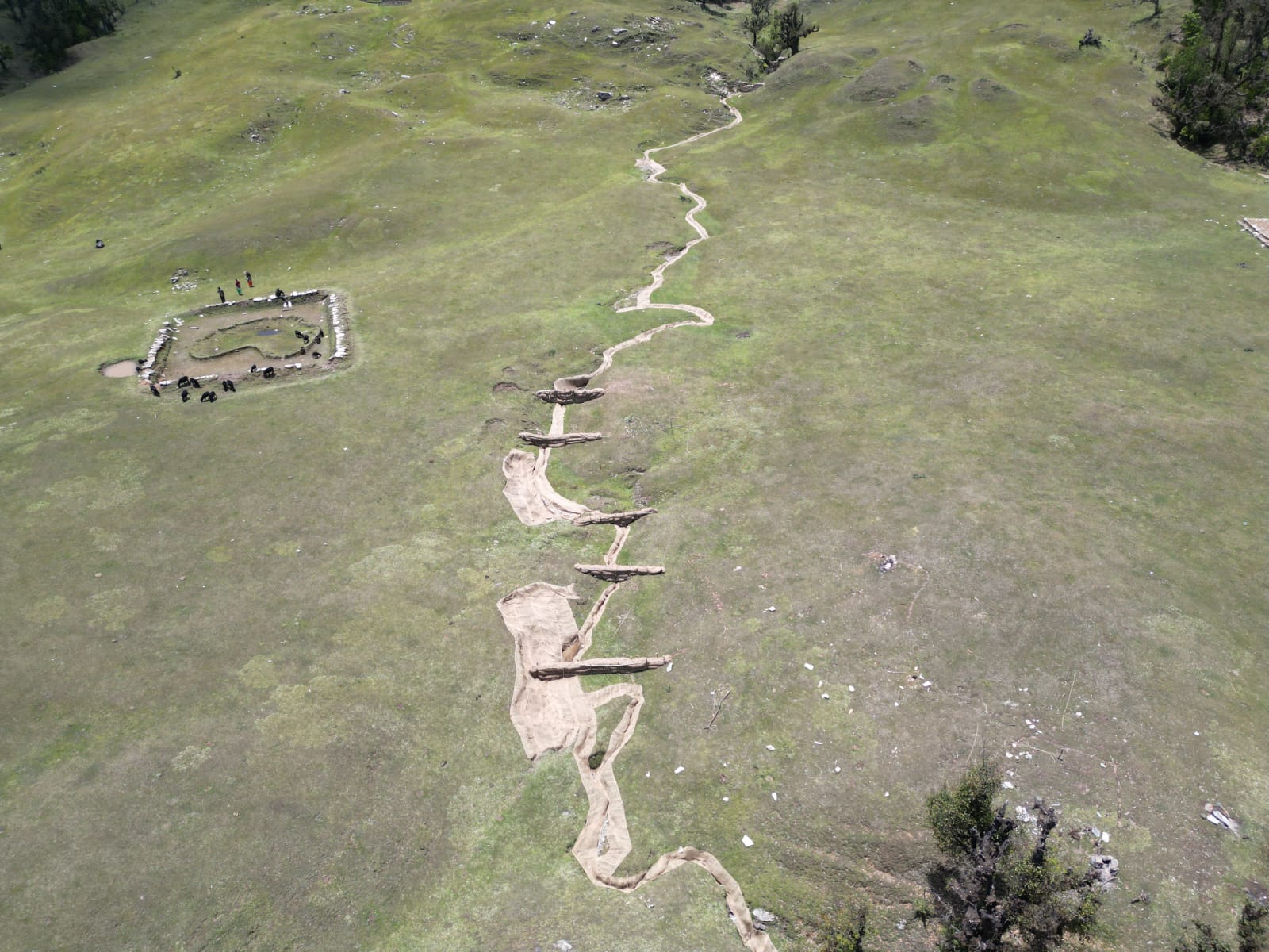 Geo jute method in Rudraprayag