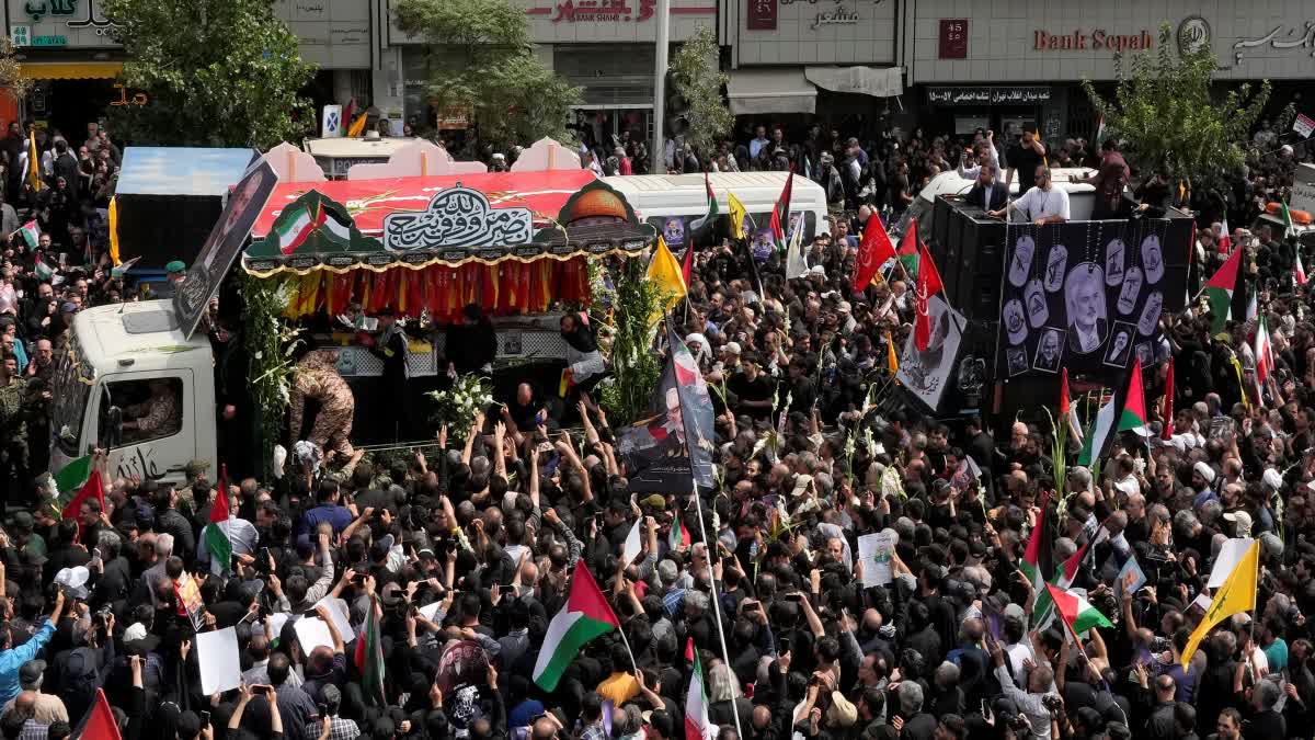 COFFIN OF HANIYEH ARRIVES IN DOHA