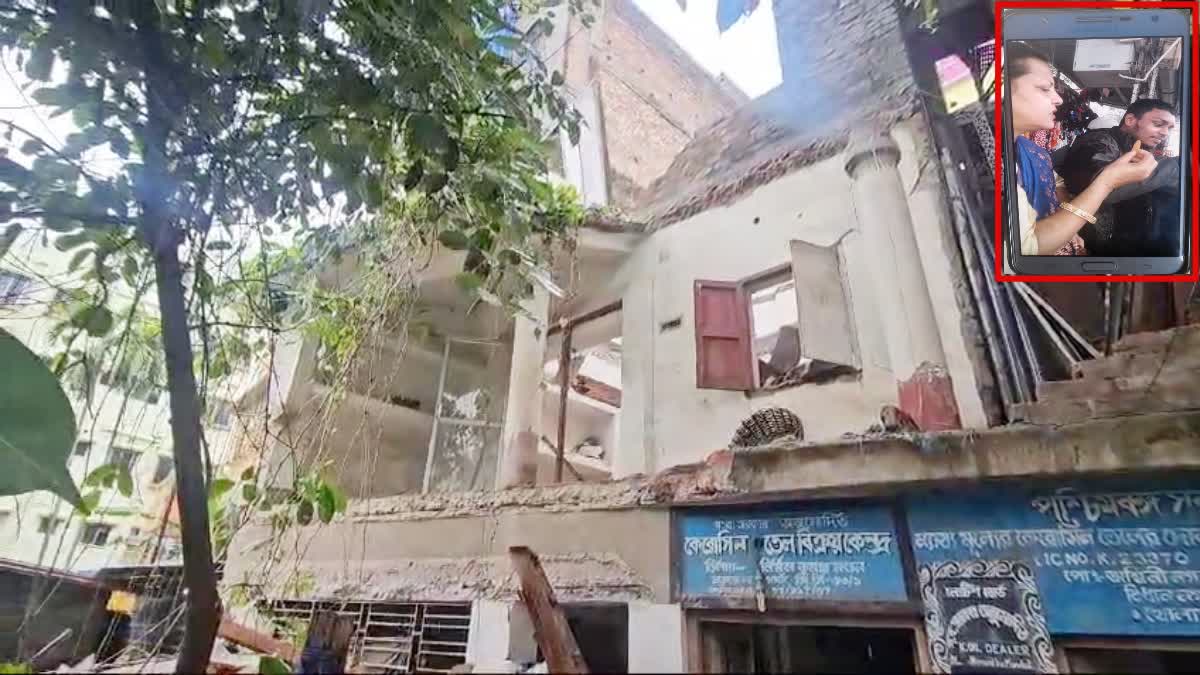 House Collapse in Baguiati