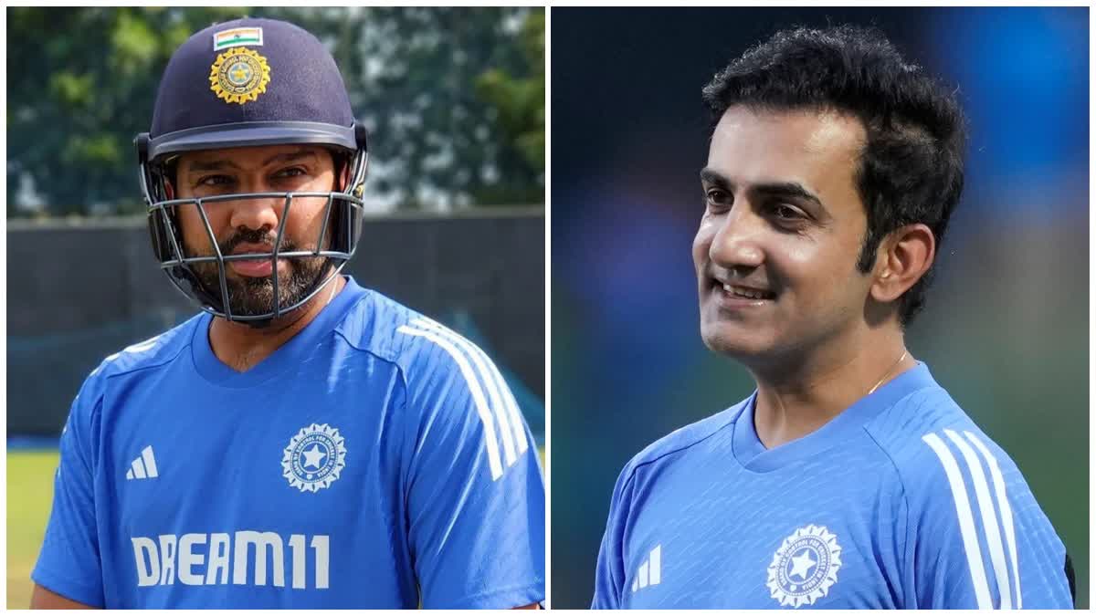 rohit sharma and gautam gambhir