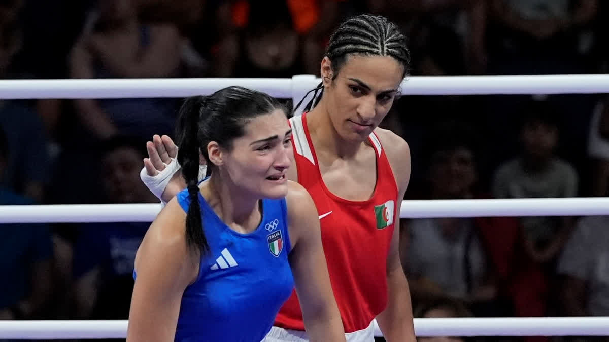 PARIS OLYMPICS 2024  IMANE KHELIF  ANGELA CARINI  BOXING CONTROVERSY  OLYMPICS 2024