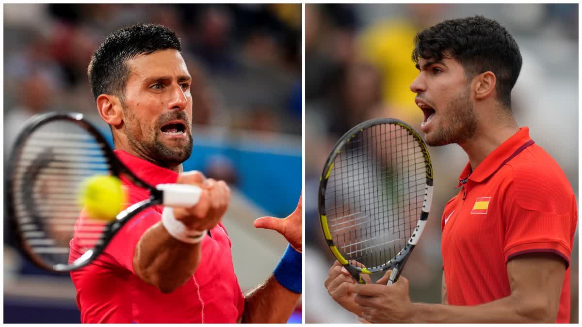 Novak Djokovic and Carlos Alcaraz