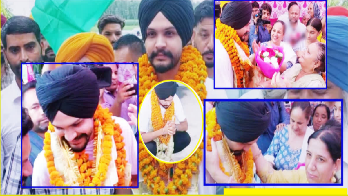 Sarabjot Singh Grand Welcome