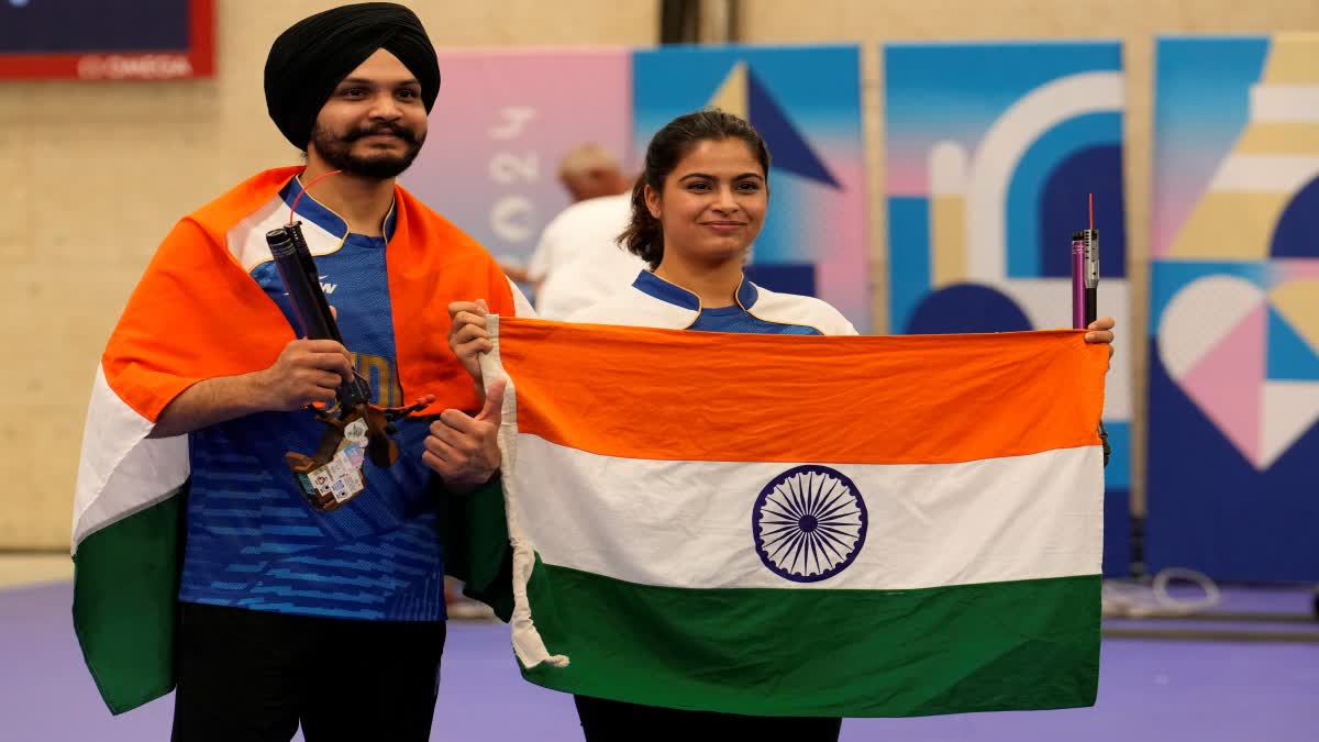 sarabjot singh and manu bhaker