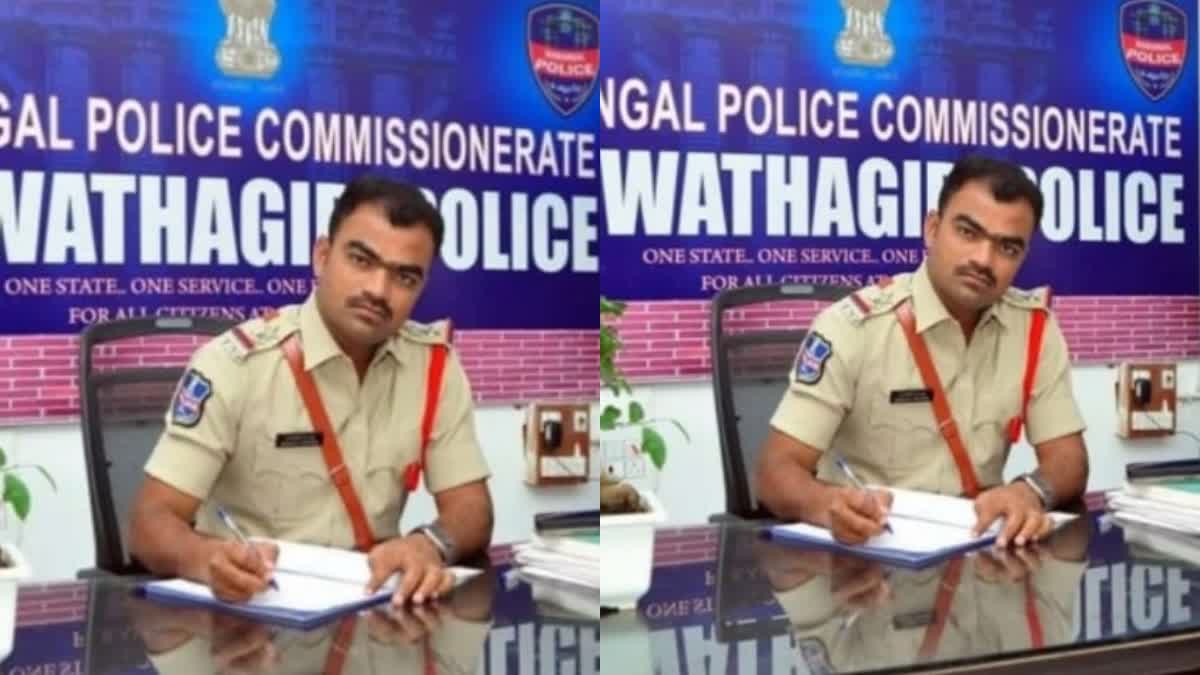 acb raids in parvathagiri police station in warangal