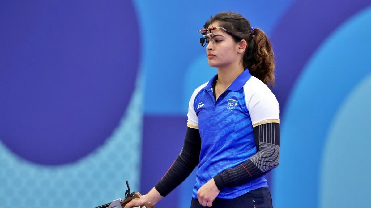 Manu Bhaker  Manu Bhaker Olympics medal  Paris Olympics 2024 news  മനു ഭാക്കര്‍ പാരിസ് ഒളിമ്പിക്‌സ്