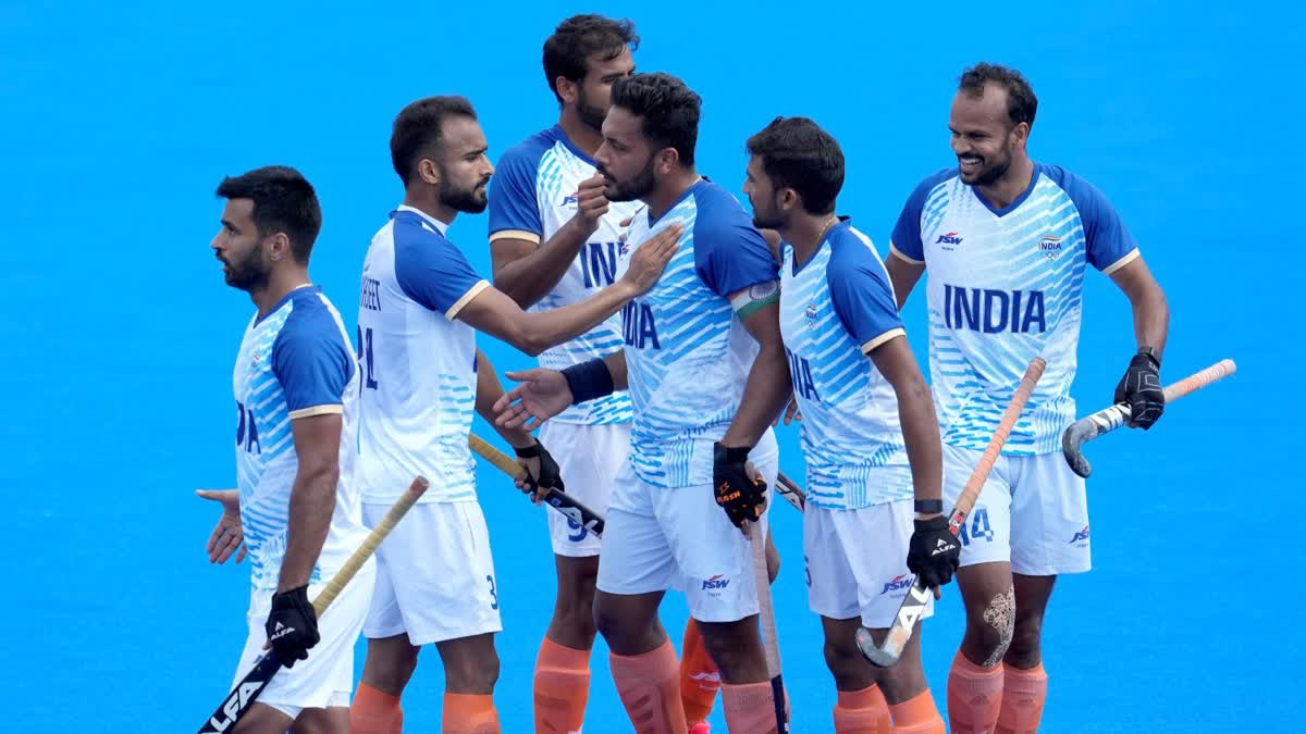 INDIAN HOCKEY TEAM  AUSTRALIAN HOCKEY TEAM  PARIS 2024 OLYMPICS  OLYMPICS 2024