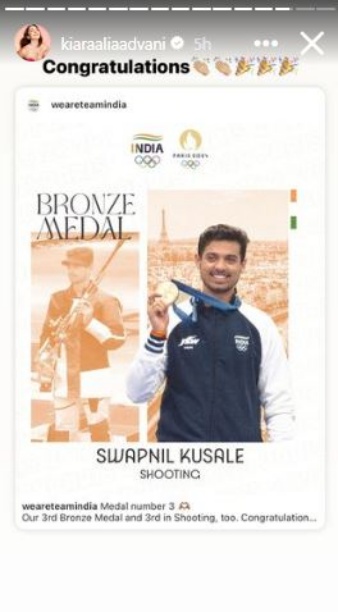 Celebs laud Swapnil Kusale after his historic win at Paris Olympics 2024