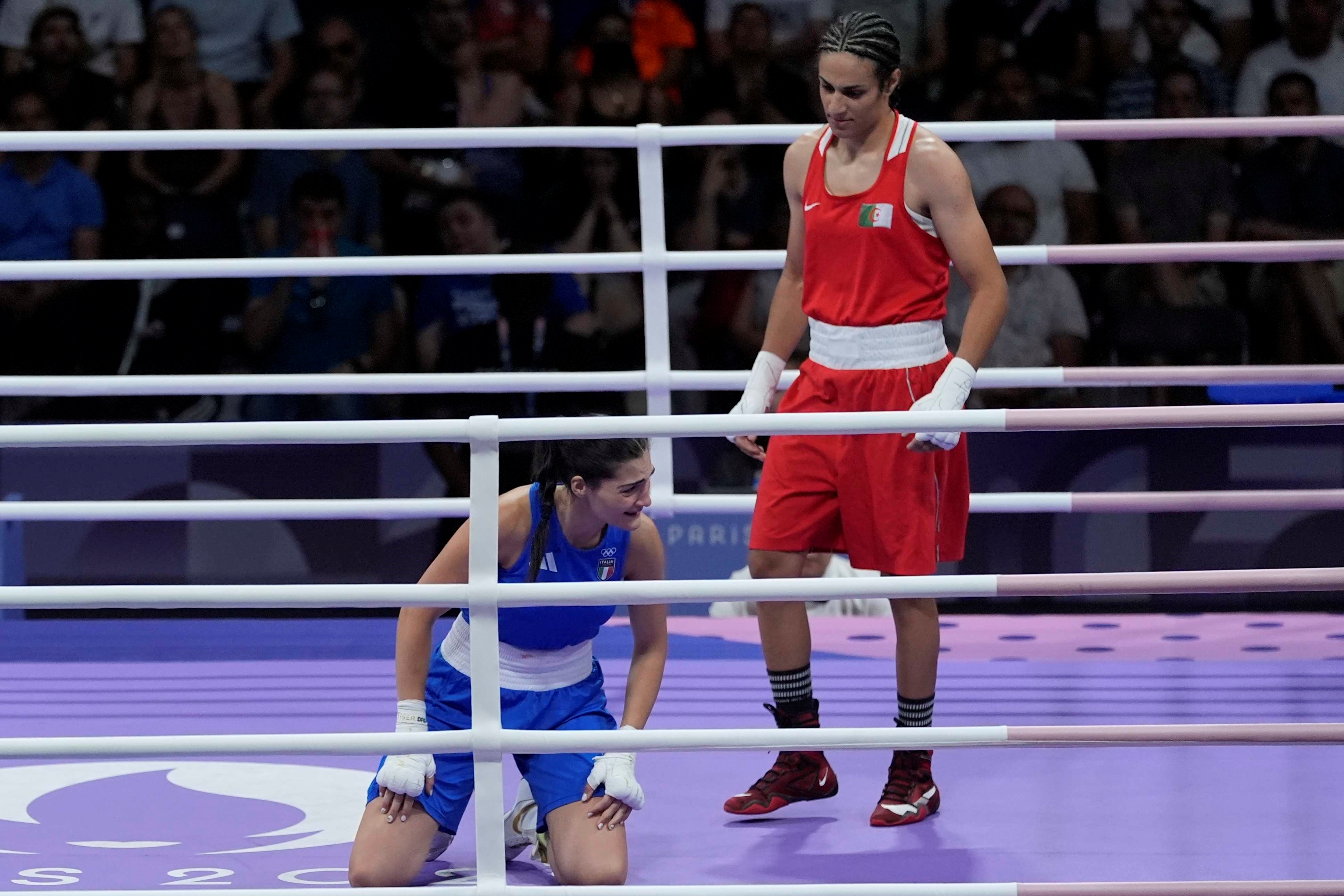 PARIS OLYMPICS 2024  IMANE KHELIF  ANGELA CARINI  BOXING CONTROVERSY  OLYMPICS 2024