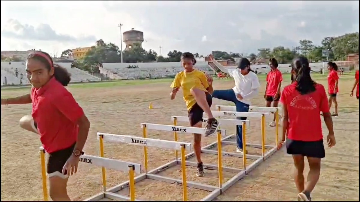 ATHLETICS TRAINING IN HAZARIBAG