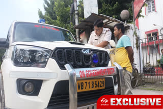 Illegal Blue Beacon in Govt Vehicle