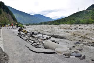 Kullu Manali Road Damage