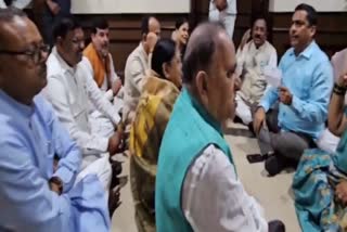 BJP MLAs Protest