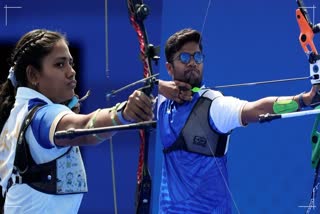 Indian mixed archery team