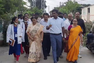 Health Commissioner Visit Dengue Person House