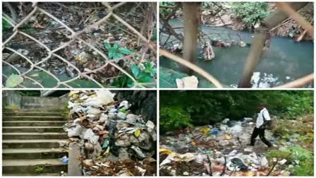 PUBLIC LITTERING IN TVM  THIRUVANANTHAPURAM CORPORATION  തിരുവനന്തപുരം മാലിന്യം  തിരുവനന്തപുരം നഗരസഭ