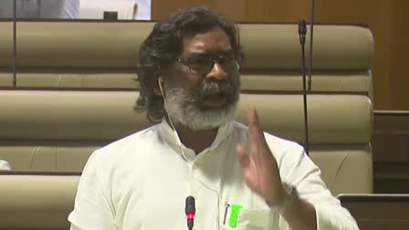 Hemant soren in Jharkhand Assembly