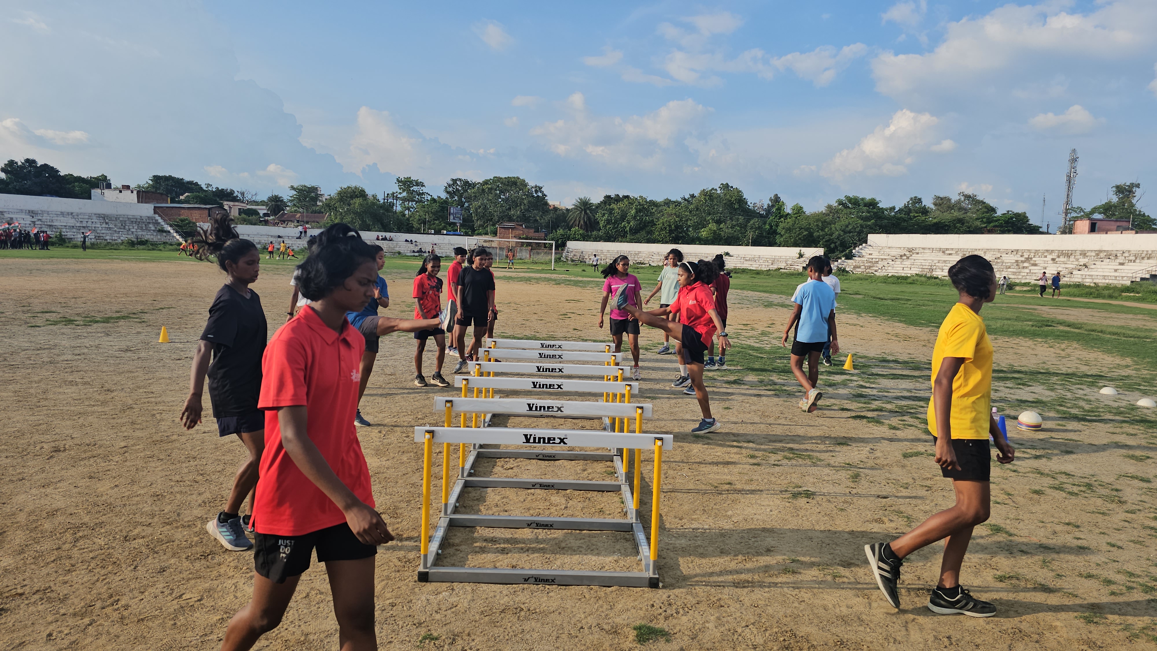 Athlete training in Hazaribag