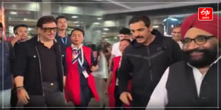 John Abraham and Govinda in Guwahati