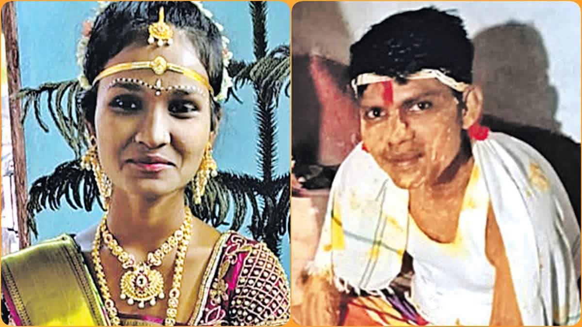 husband died when he was going to the police  police station to surrender after killing  killing his wife in Telangana  ಅನುಮಾನ ಭೂತಕ್ಕೆ ಎರಡು ಬಲಿ  ಪೊಲೀಸ್​ ಠಾಣೆಗೆ ಶರಣಾಗಲು ತೆರಳುತ್ತಿದ್ದ ಪತಿ ಸಾವು  ಪತ್ನಿ ಕೊಂದು ಪೊಲೀಸ್​ ಠಾಣೆಗೆ ಶರಣಾಗಲು ತೆರಳುತ್ತಿದ್ದ  ಅನುಮಾನಕ್ಕೆ ಎರಡು ಜೀವಗಳು ಬಲಿ  ಪತ್ನಿಯನ್ನು ಬರ್ಬರವಾಗಿ ಕೊಂದ ಪತಿ  ತೆಲಂಗಾಣ ಜಿಲ್ಲೆಯ ಆದಿಲಾಬಾದ್​ ಅನುಮಾನ ಎಂಬ ಭೂತಕ್ಕೆ ಎರಡು ಜೀವಗಳು ಬಲಿ  ಪತ್ನಿಯನ್ನು ಕೊಂದು ಪೊಲೀಸ್​ ಠಾಣೆಗೆ  ಮೋಹಿತೆ ಅರುಣ್ ಅವರೊಂದಿಗೆ ವಿವಾಹ