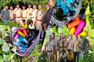 two drugs peddler detained with drugs and capsules at laharijan