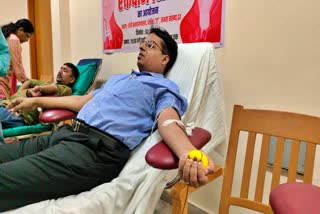 ranchi dc donated blood