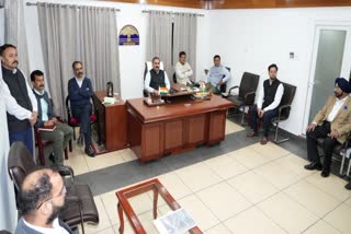CM Sukhvinder Singh Sukhu  Meeting for Heliport in Himachal