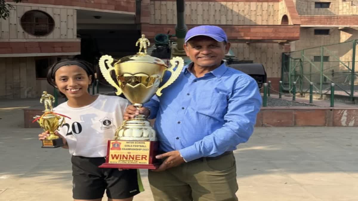 Harshita Baneshi selected in national sub junior football team