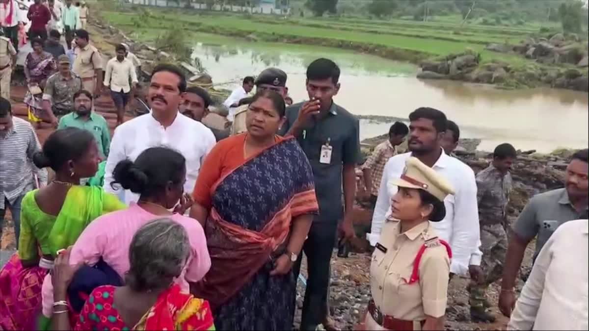 Minister Seethakka on Flood Victims