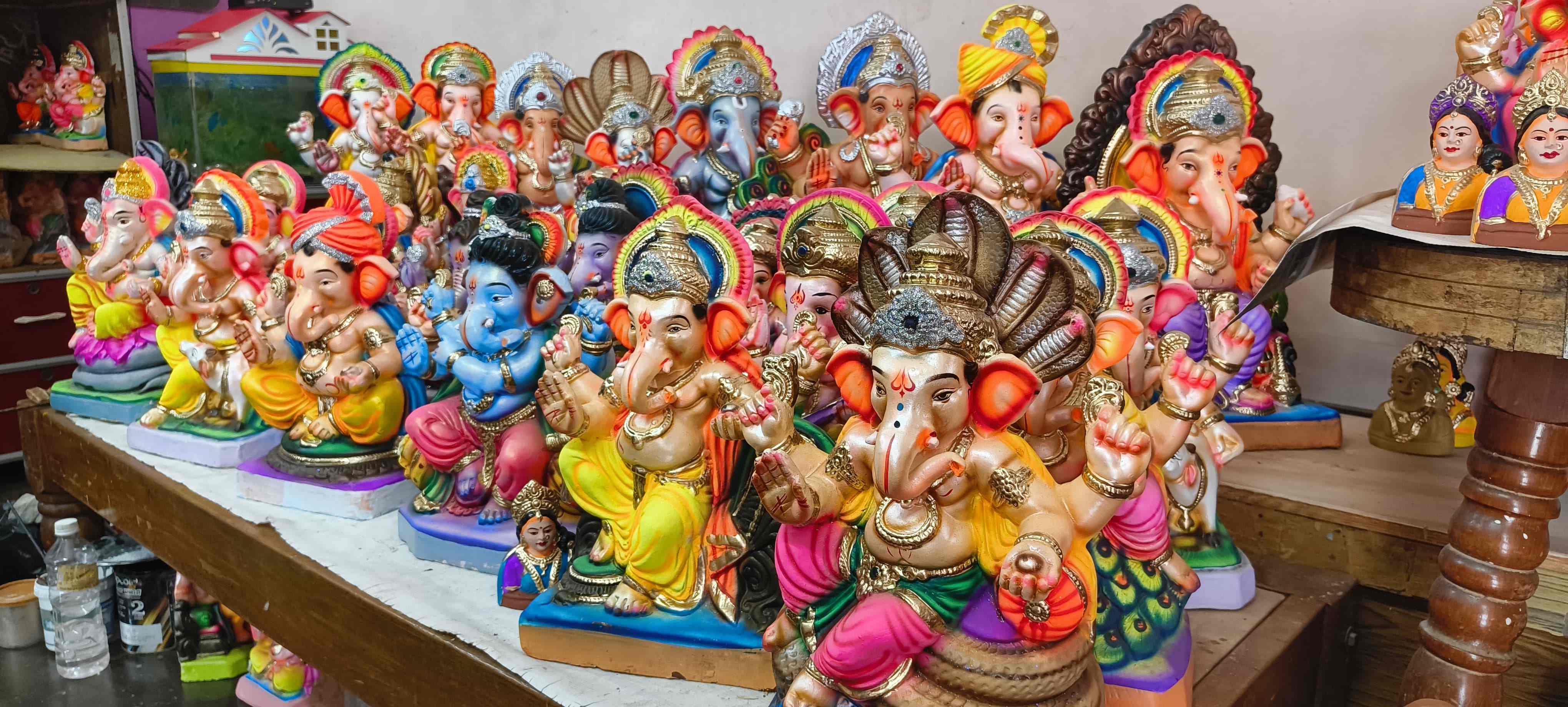 Gauri Ganesha idol