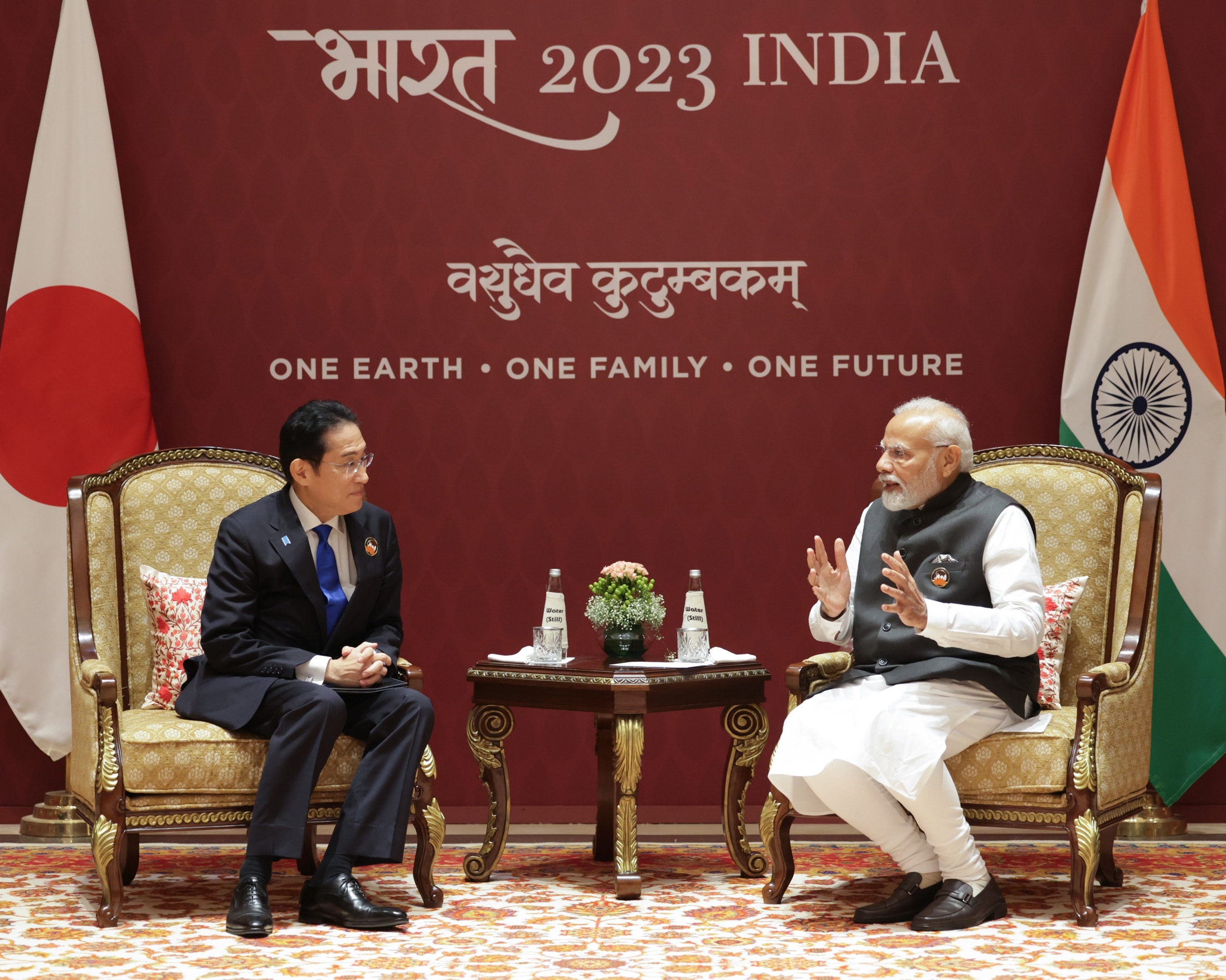 PM in a bilateral meeting with the Prime Minister of Japan