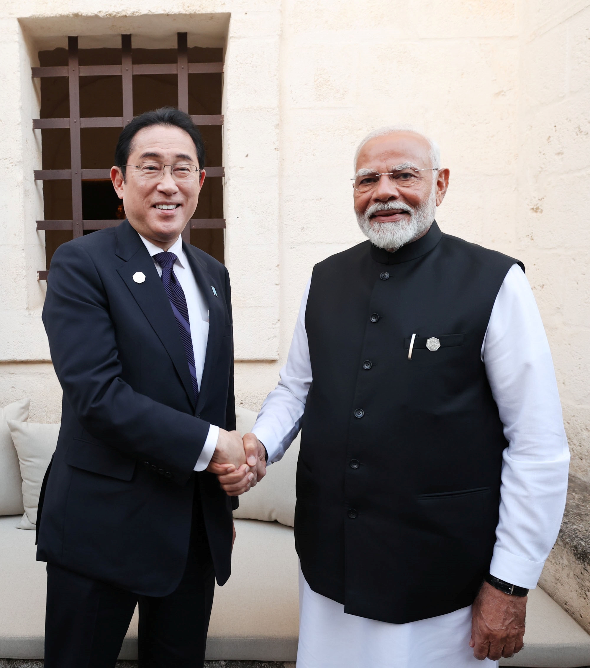 PM in a bilateral meeting with the Prime Minister of Japan