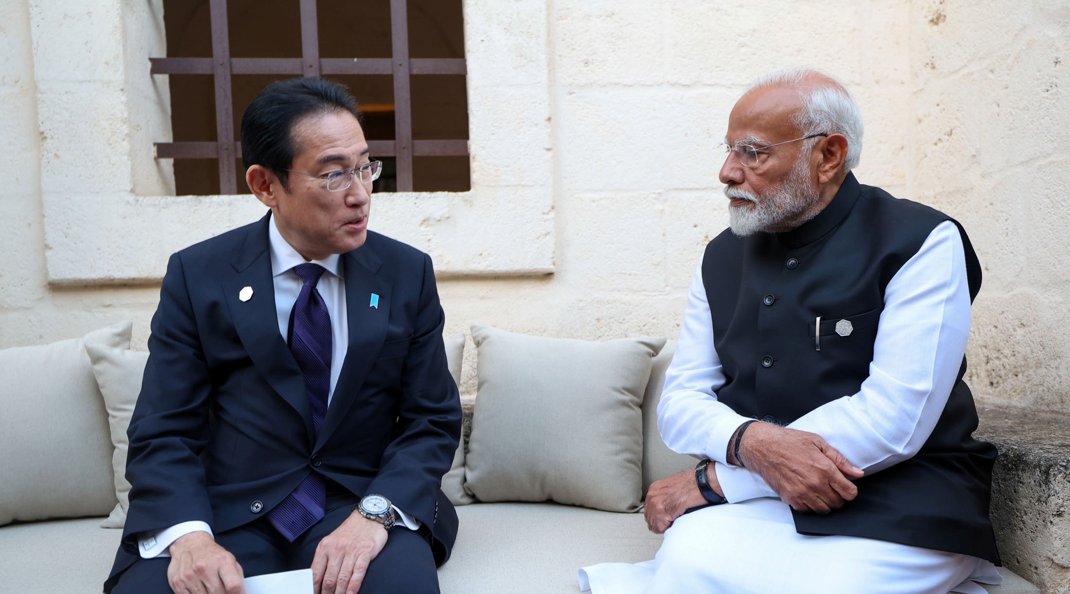 PM in a bilateral meeting with the Prime Minister of Japan