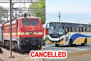 Secunderabad to vijayawada Trains Cancelled