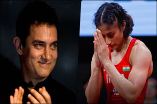 Aamir Khan and Vinesh Phogat