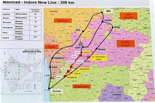 INDORE MANMAD NEW RAILWAY LINE