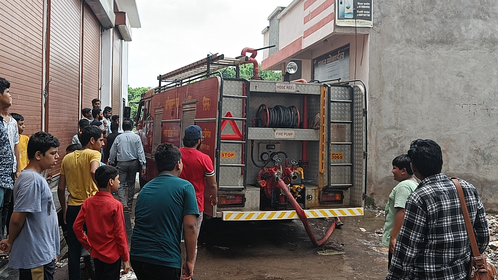 Burhanpur Fire mobile Godown