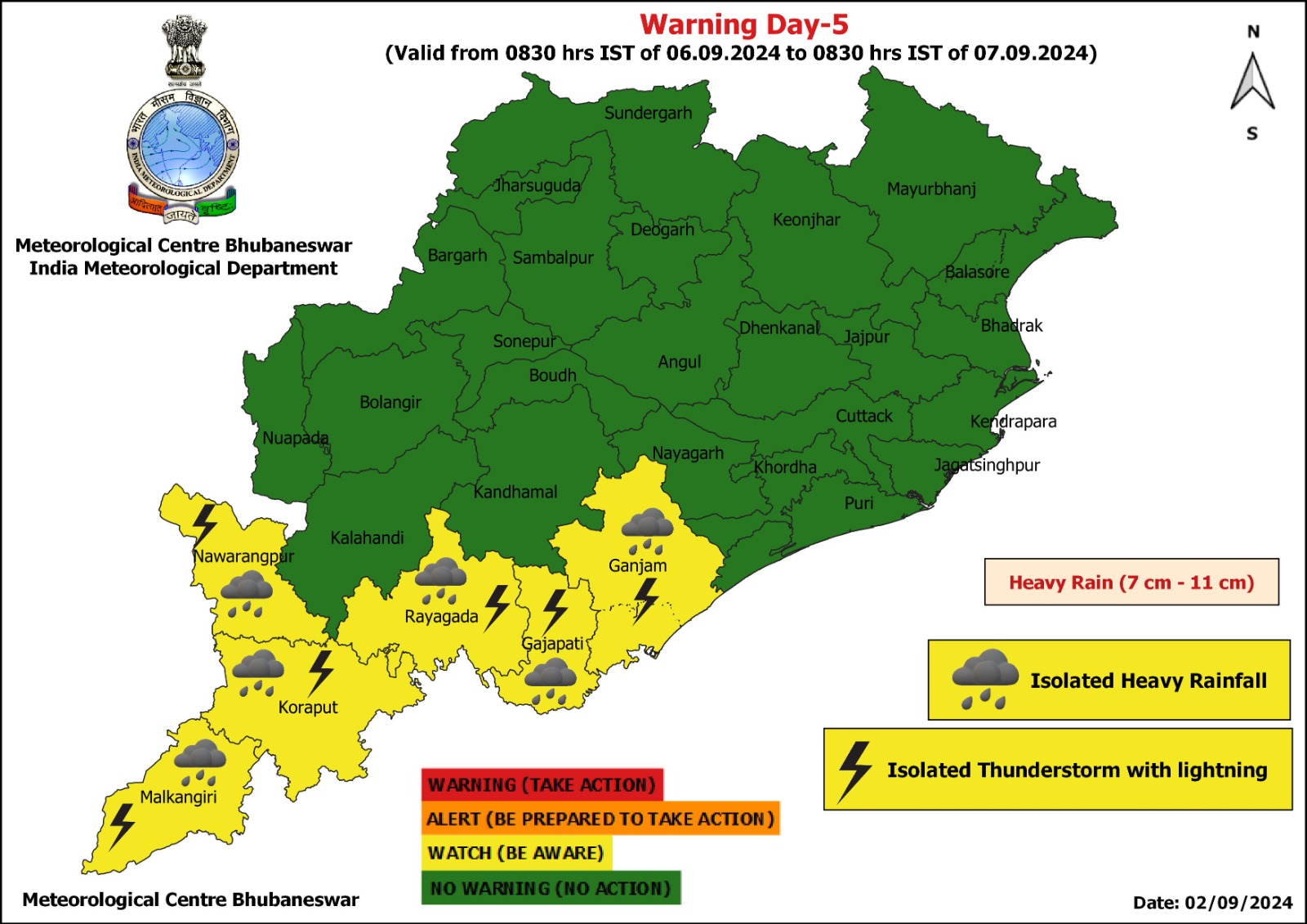 Odisha weather Update