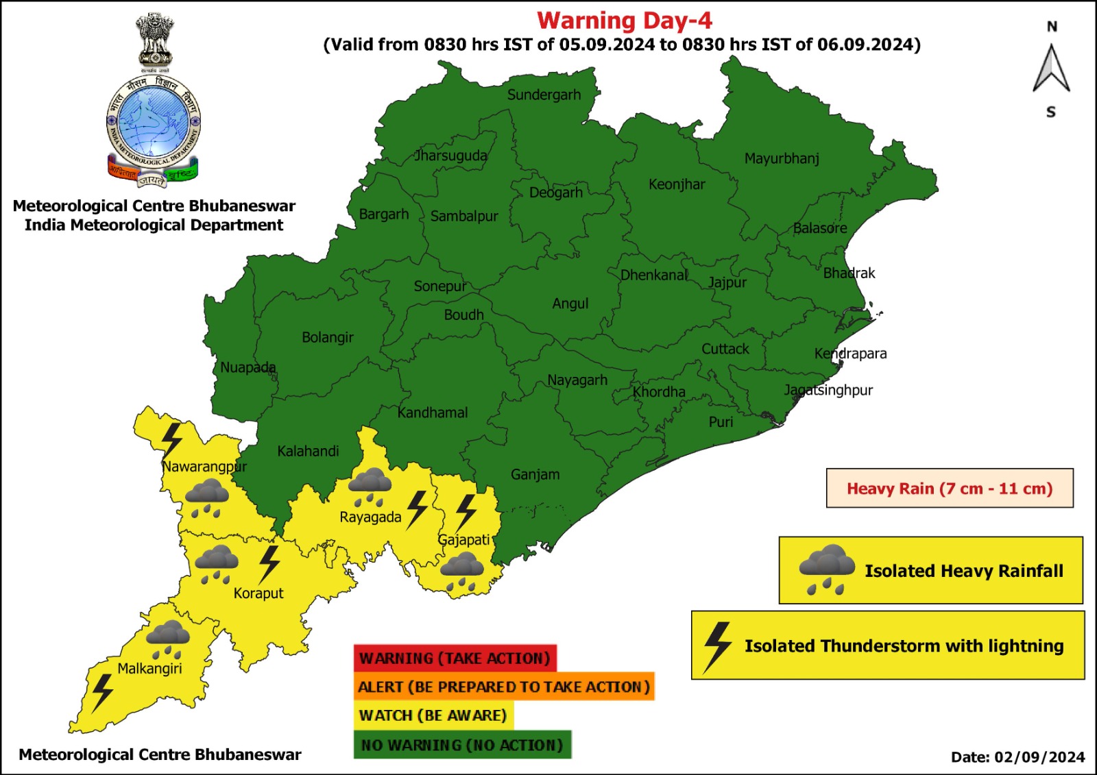 Odisha weather Update