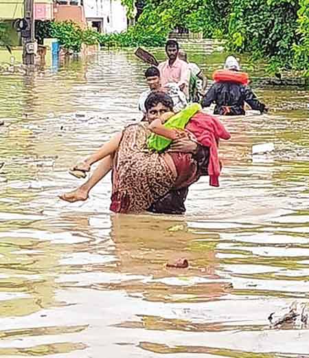 Heavy Rains in Telangana