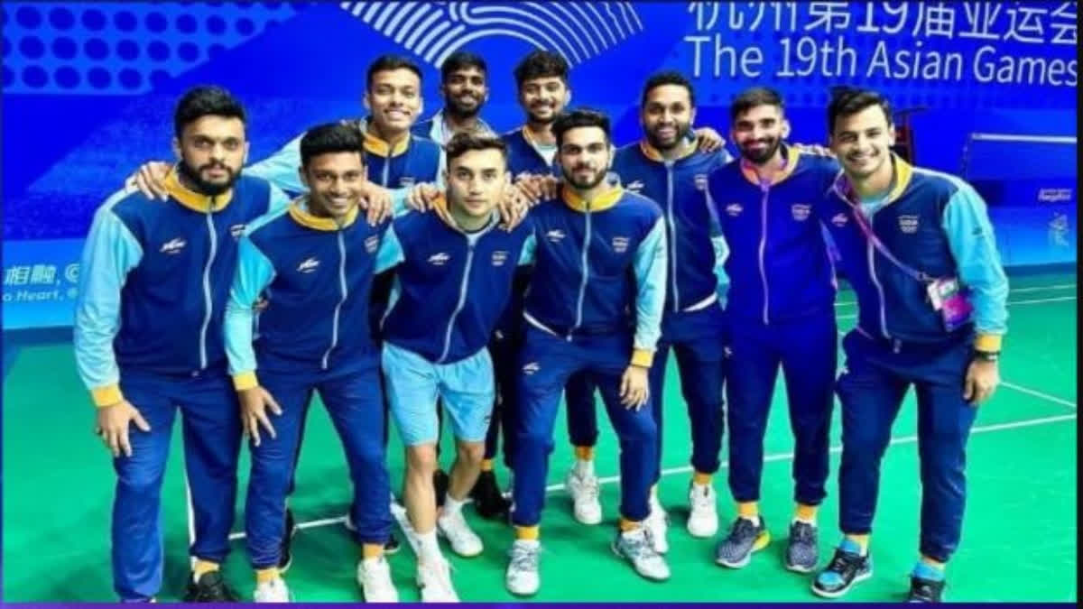 Indian men’s badminton team takes silver after going down to China in the men's badminton team final of the ongoing Asian Games in Hangzhou on Sunday.
