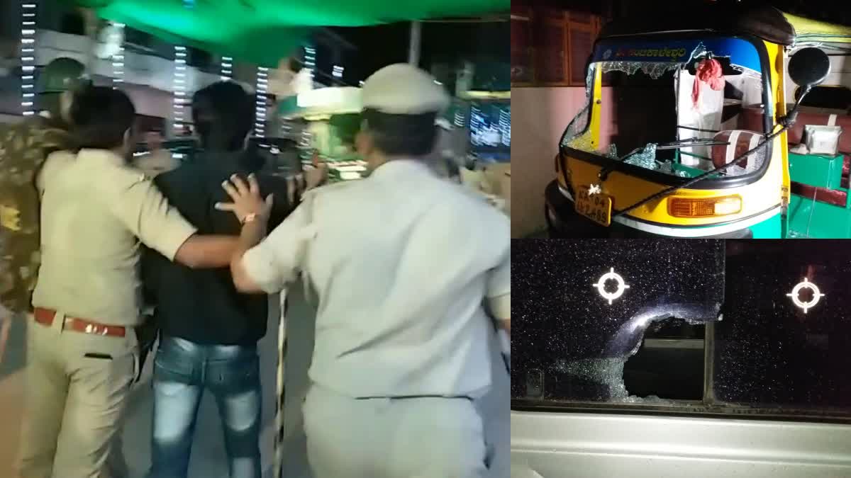 Stone pelting during procession  Stone pelting during procession in Shivamogga  IGP Thiagarajan visits  situation control  ಮೆರವಣಿಗೆಯ ವೇಳೆ ಕಲ್ಲು ತೂರಾಟ  ಐಜಿಪಿ ತ್ಯಾಗರಾಜನ್​​ ಭೇಟಿ ಪರಿಸ್ಥಿತಿ ಶಾಂತ  ಮೆರವಣಿಗೆಯ ವೇಳೆ ಕಲ್ಲು ತೂರಾಟ  ಸದ್ಯದ ಪರಿಸ್ಥಿತಿ ಶಾಂತ  ರಾಗಿಗುಡ್ಡದಲ್ಲಿ 144 ಸೆಕ್ಷನ್​ ಜಾರಿ  ಆರೋಪಿಗಳು ವಶಕ್ಕೆ  ಐಜಿಪಿ ತ್ಯಾಗರಾಜನ್ ಭೇಟಿ  ಸ್ಥಳಕ್ಕೆ ಶಾಸಕ ಭೇಟಿ  ಘಟನೆ ಬಗ್ಗೆ ಎಸ್​ಪಿ ಹೇಳಿದ್ದು ಹೀಗೆ