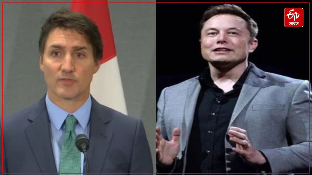 Musk slam Canada PM