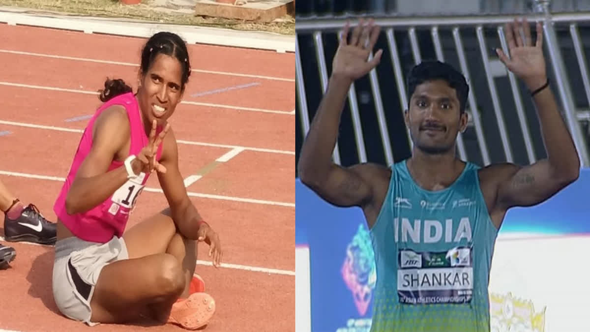 Tejaswin stays overall 5th in decathlon, Vithya equals PT Usha's national record in women's 400m hurdle