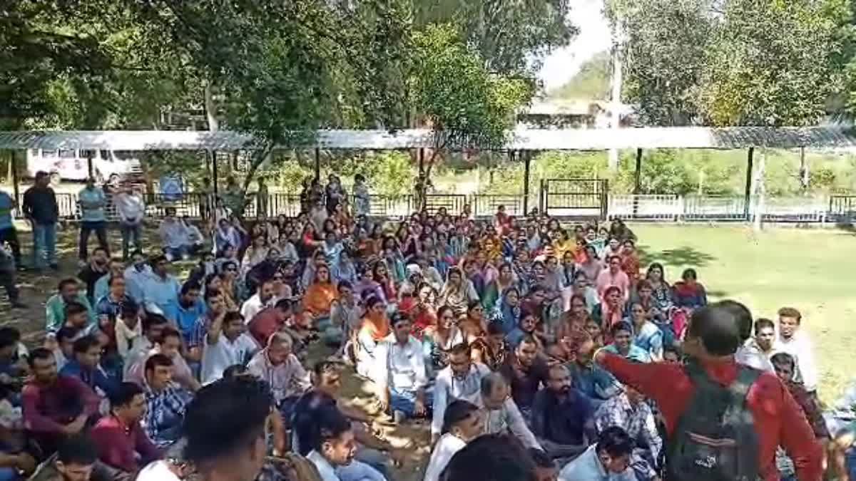 Extension Lecturers Strike In Panchkula