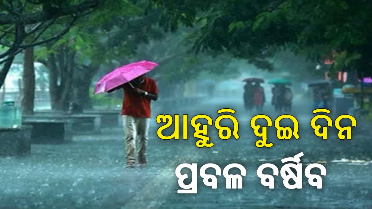 heavily rainfall predicted in odisha