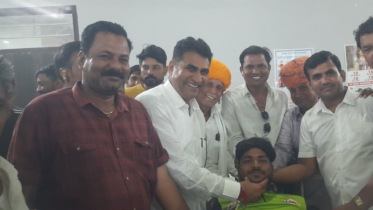 Blood donation camp organized on Gandhi Jayanti