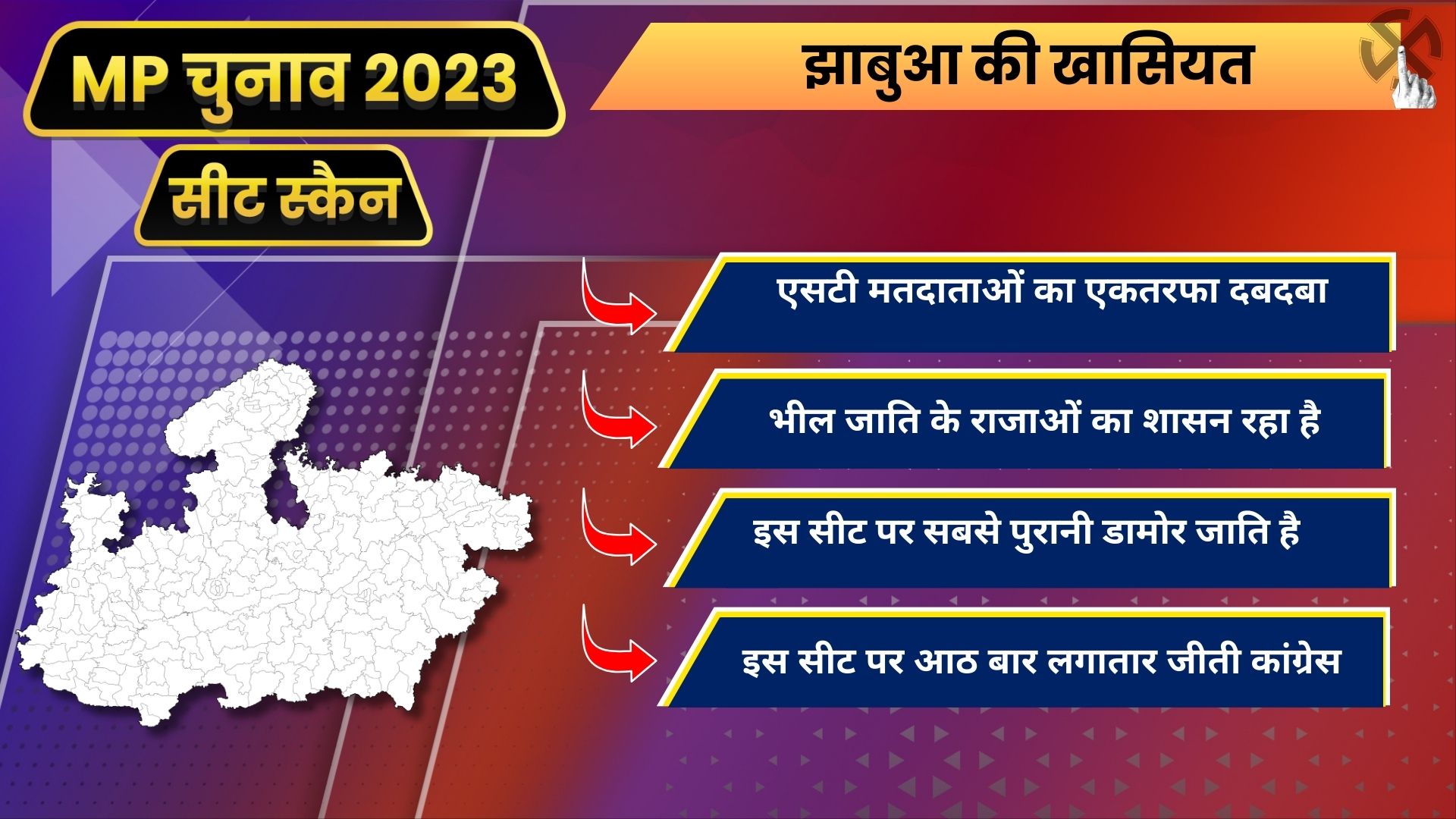 Mp Seat Scan Vidhan Sabha Jhabua